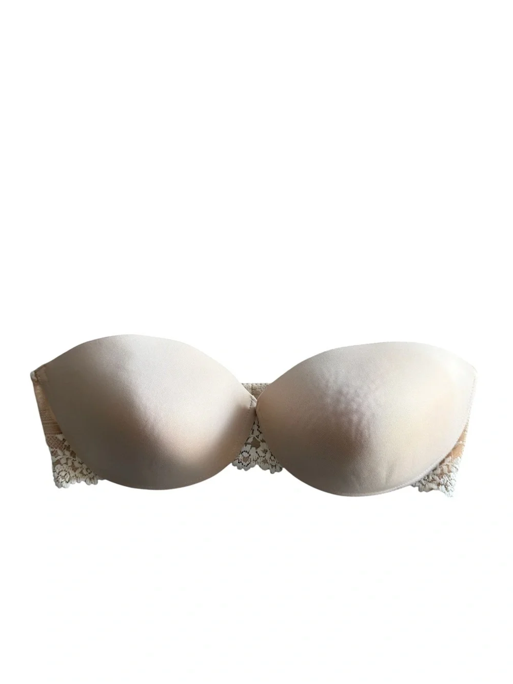 Wacoal 854191 Embrace Lace Strapless Bra Women's Beige Size 38C